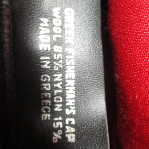 3 Vintage Men's French-Style Berets and Greek Fisherman's Hat XL - Picture 10 of 13